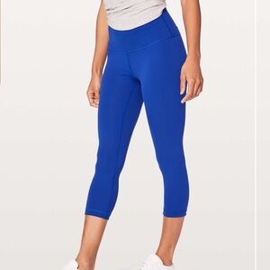 Lululemon wunder under crop hi-rise 21” inseam leggings
